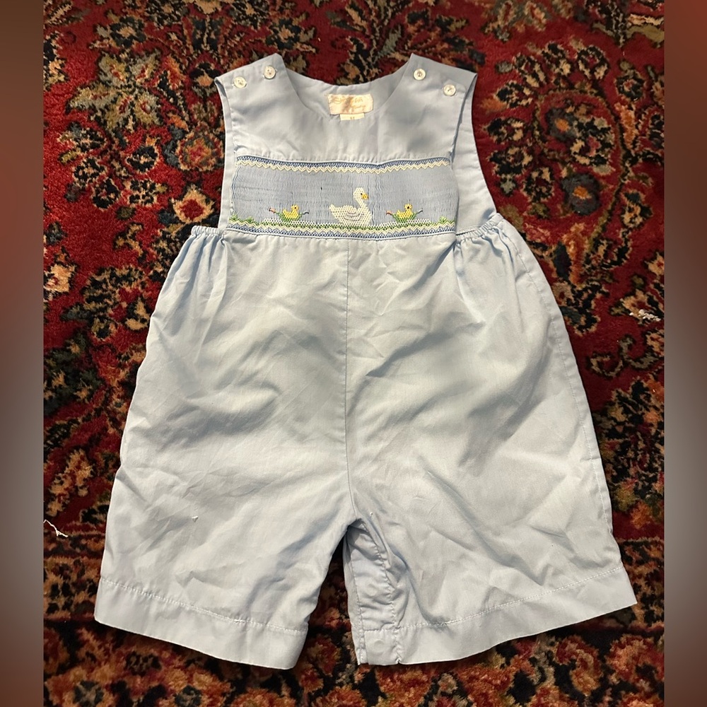 Sir John Rosalina Blue Romper with Ducks